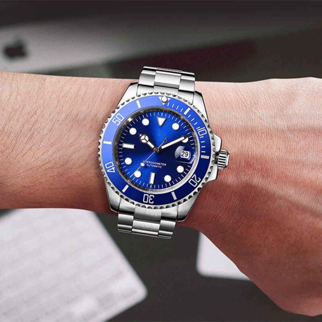 Reloj tipo Rolex - Azul y Verde Oferta 2x1